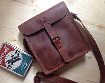 DHL EXPRESS !! Leather Messenger bag,Leather Messenger,Messenger for men,Mens Brown Leather Messenger No.21