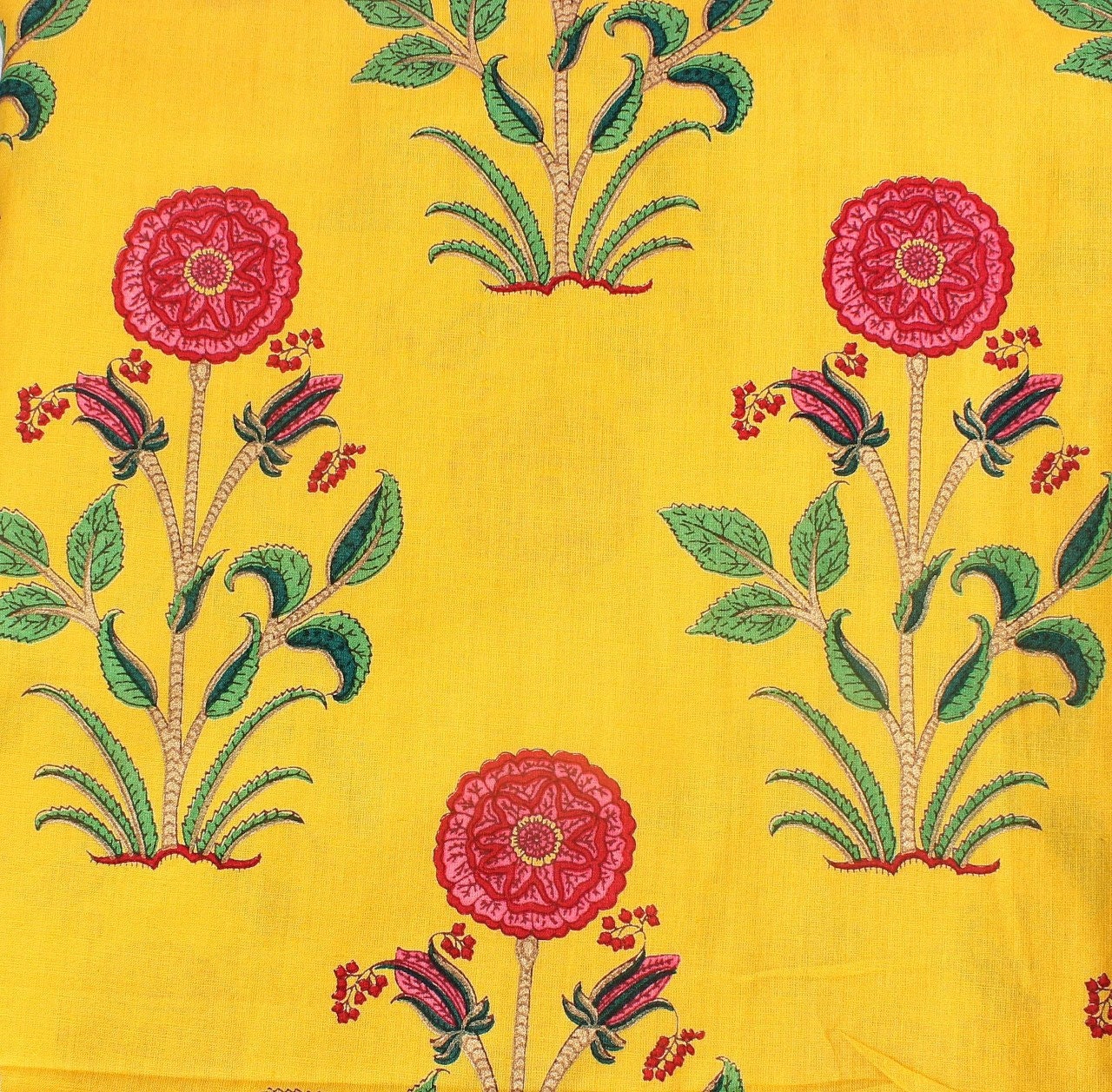 Sanganeri Floral Printed Pure Cotton Harem Pants