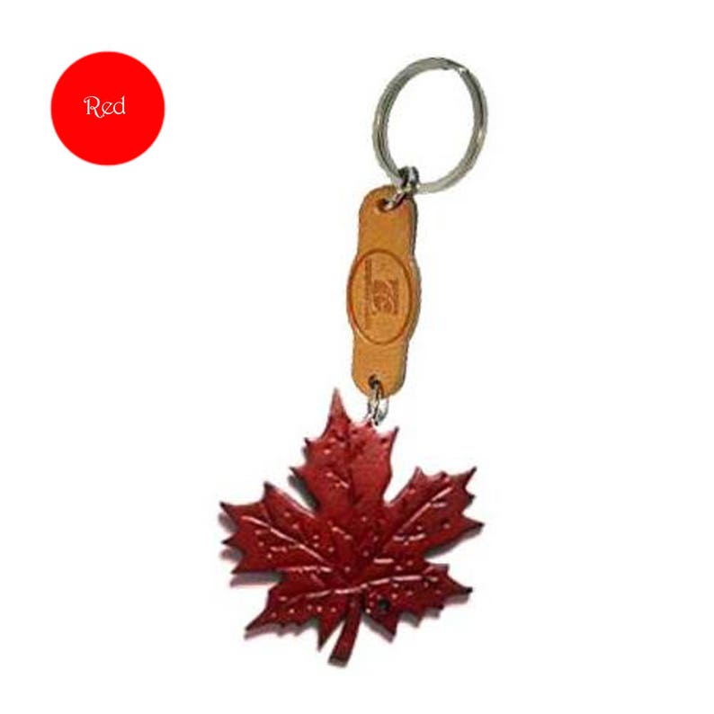 Maple Leaf Keyring Etsy