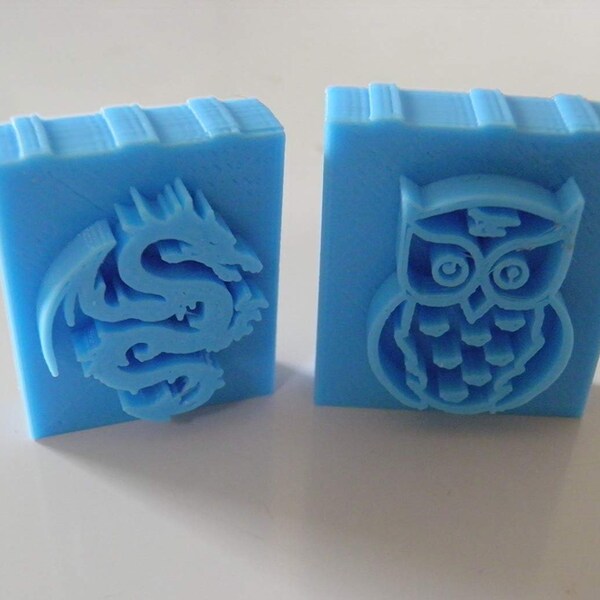 Dragon and Owl stamps 2 STAMPS