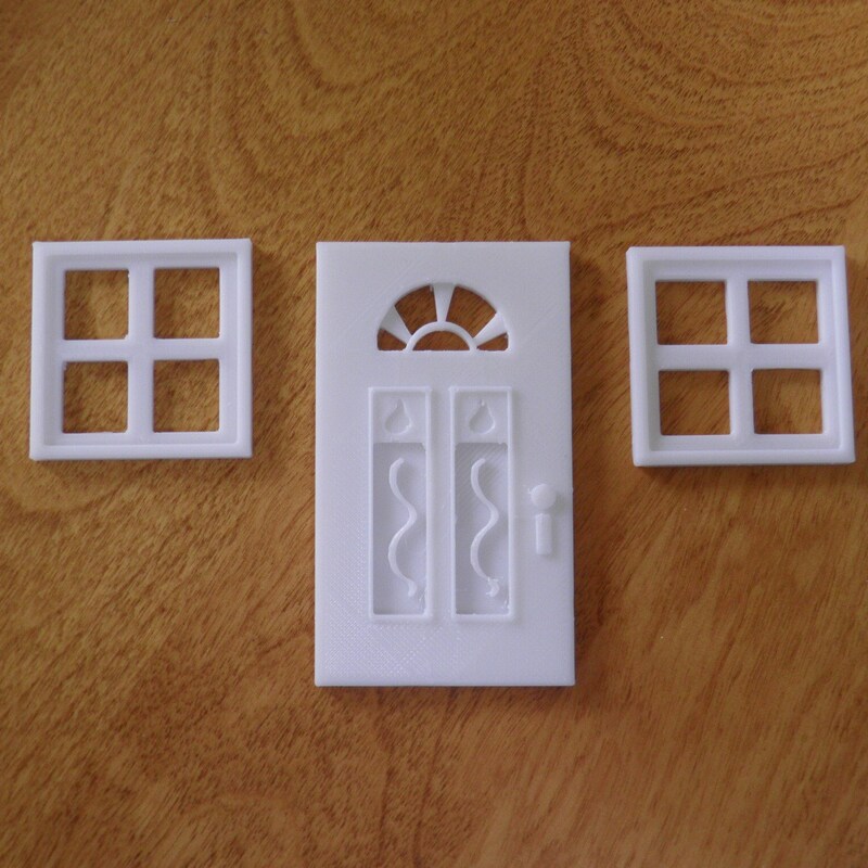 Dollhouse Doors and Windows - Etsy