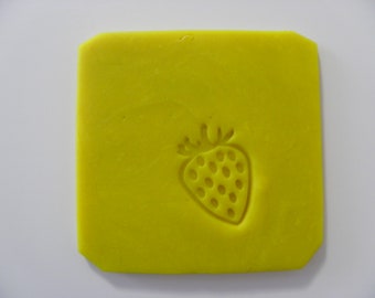 Strawberry stamp for many uses