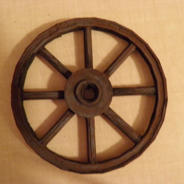 Set of 4 Antique look wagon wheels