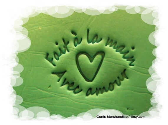 Tampon De Savon Fait A La Main Avec Amour Etsy France