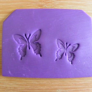  Clay Stamps, Polymer Clay Stamps, Soap Embosser, Butterfly