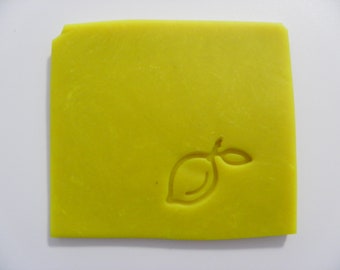 Lemon stamp 1 inch Tall