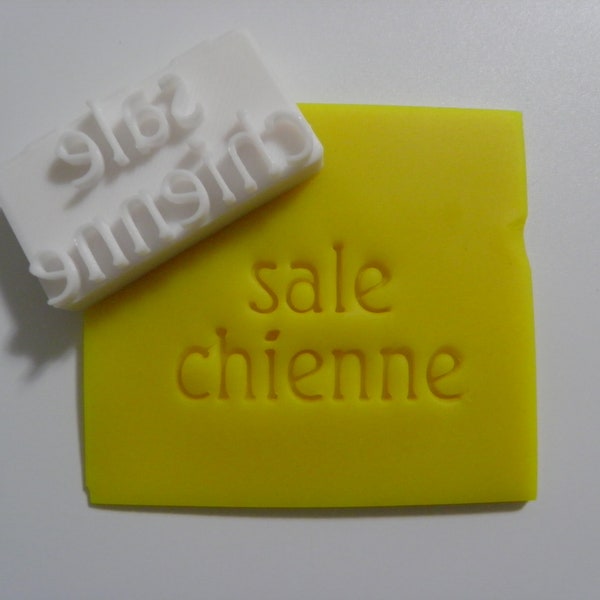 Tampon de savon sale chienne