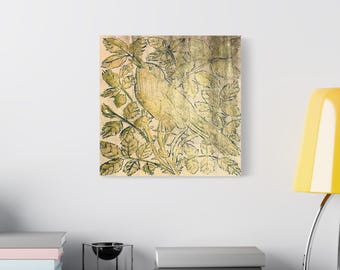 Bird-Inspired Matte Canvas Wall Art, Nature Decor, Home Aesthetic, Gift for Bird Lovers, Vintage Style Art Print