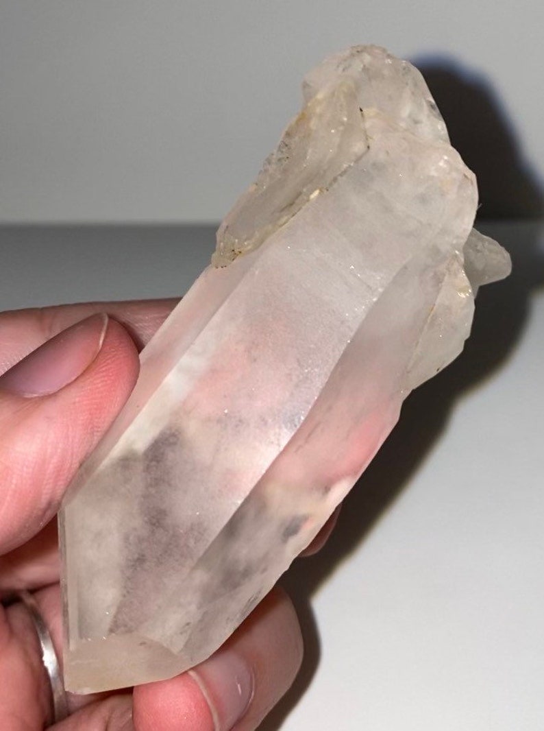 75g Natural Clear White Quartz Crystal Specimen Cluster