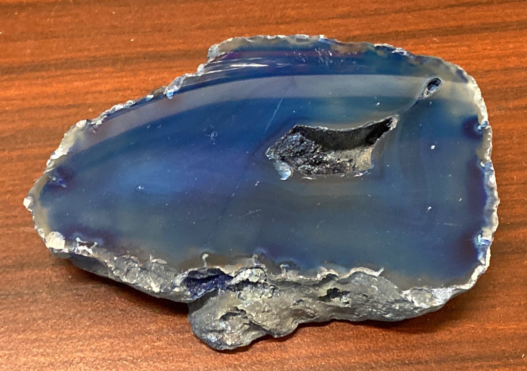 239g Agate Geode Banded Slice Slab - Etsy