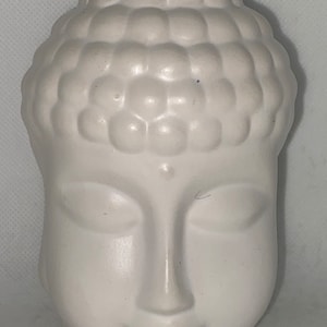 5 1/4” Ceramic Buddha Head Figurine