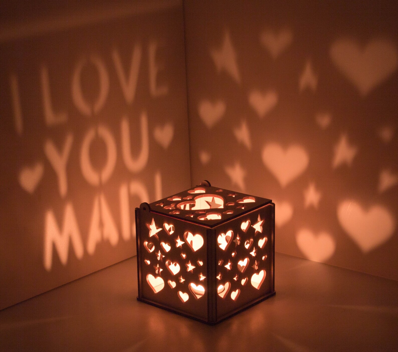 Personalized Wooden Light Box Customized Gifr for Couple Magic Etsy