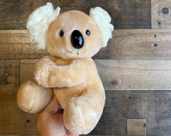 Ancienne peluche ours jaune NOUNOURS