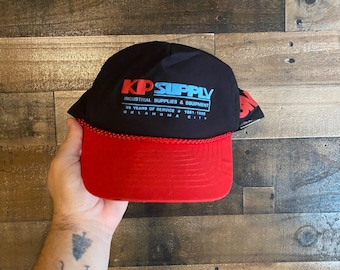 KP Supply Snapback Hat 1996 Rope Cap 3D Puff Print 3M Oklahoma