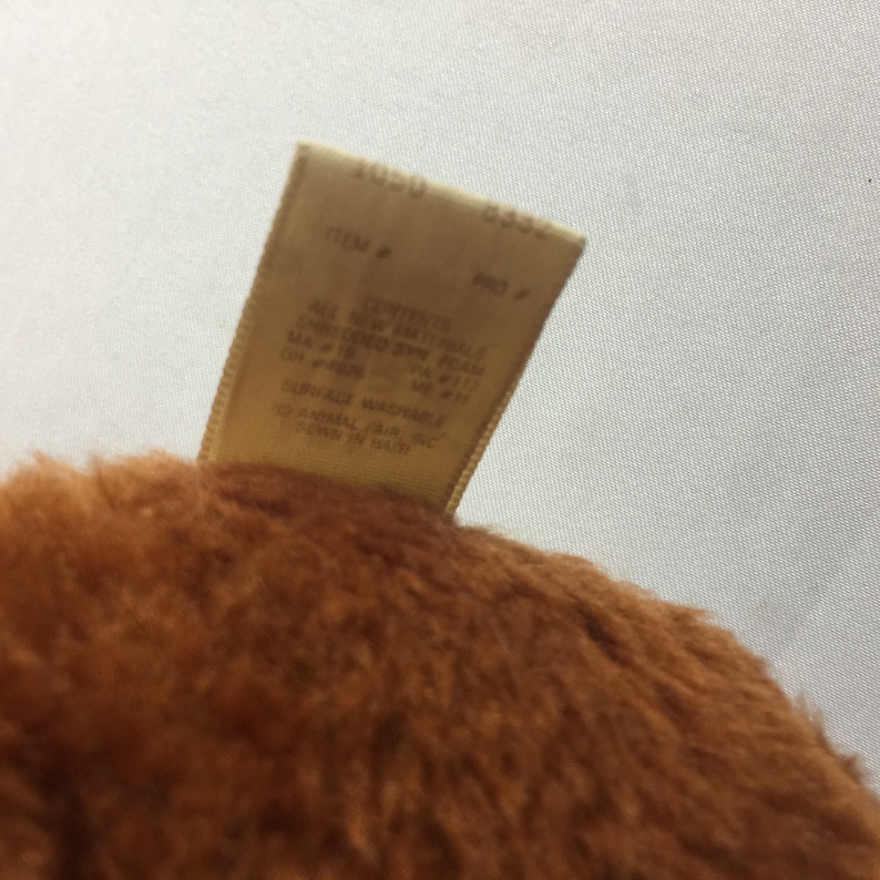 Animal Fair Plush Bunny Stuffed 15 Toy Bell Ears Collectible Old Antique
