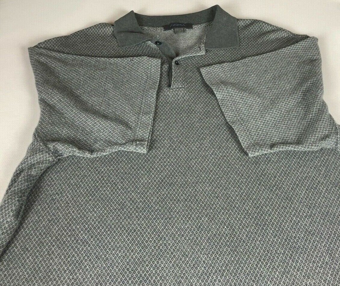 John Ashworth Fidra Polo Shirt 90s Y2K Mens XL Gray Golf Soft | Etsy