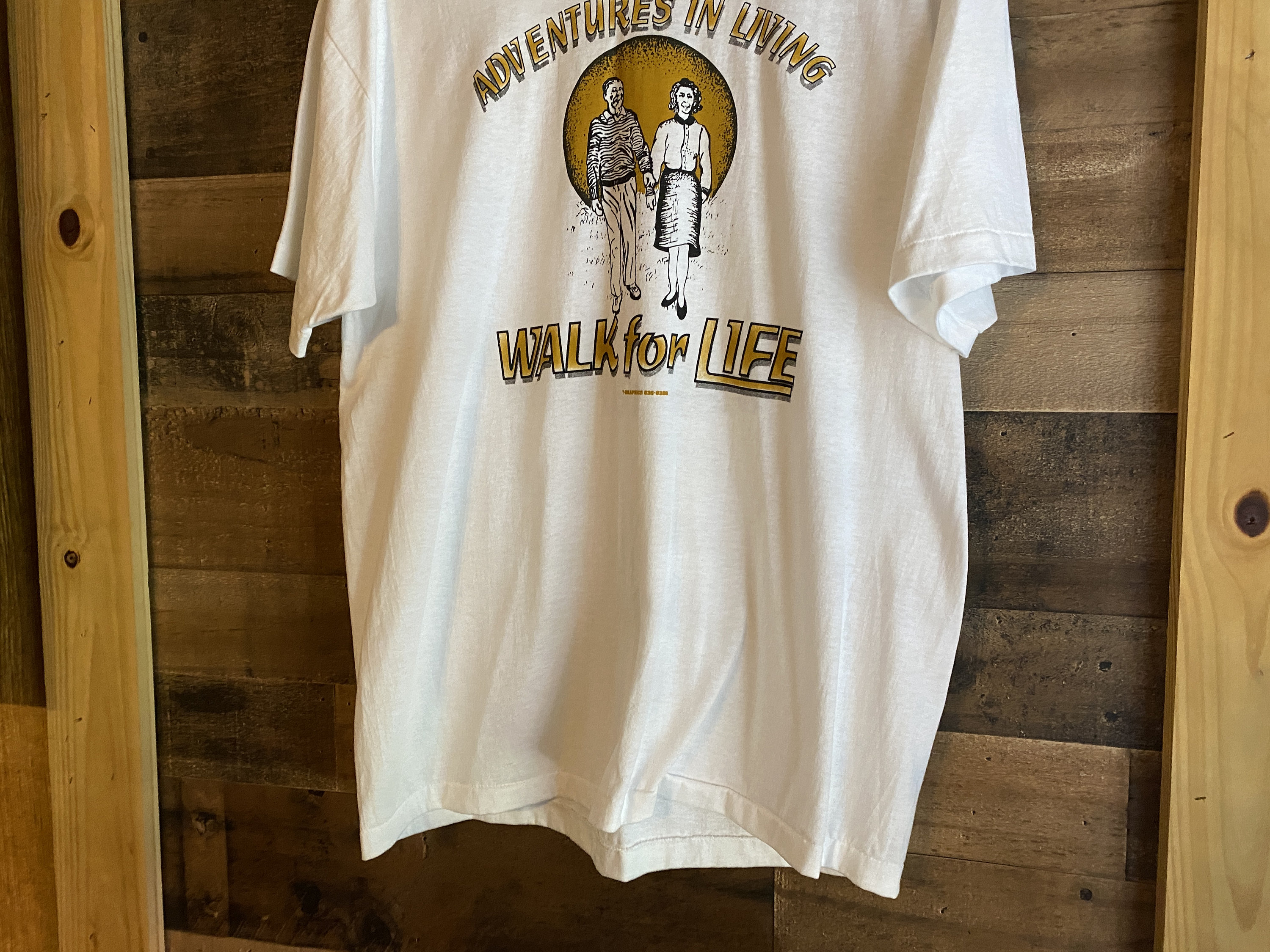 Walk for Life T-shirt Adventures in Living Adult Large Southwire