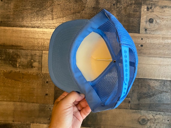 Aqua Clean Snapback Hat Foam Front Patch Cap Edmo… - image 4