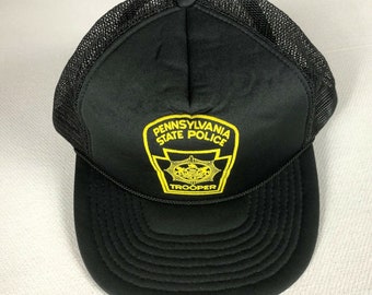 Pennsylvania State Police Trooper Double Snapback Hat Foam Front Rope Cap 3D Puff Print Adult Mens One Size Trucker Mohr's Brand