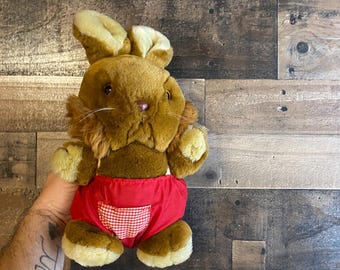 Dakin ぬいぐるみ ウサギ 動物 ハンドパペット 1985 ごっこ遊び 80年代
