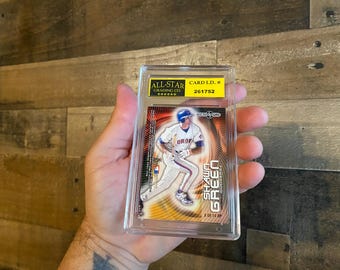 Tony Gwynn Shawn Green Card Vintage 2000 Graded 10 Mint Fleer