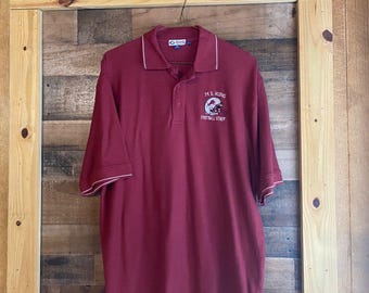 Camiseta polo MLK Lions para hombre, talla XL, para fútbol, personal, años 90, Y2K, King, entrenador, estudiante de secundaria, exalumno, graduado, padre, maestro, juego, ropa deportiva, vintage