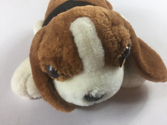 Plush Bulldog Stuffed 12 Toy Sitting Puppy Dog Collectible ASI Kids 80s 90s