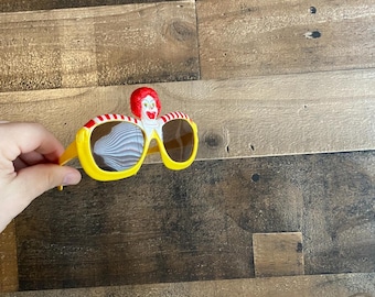 Ronald McDonald Sunglasses 1980 McDonald's NOS Kids Collectible NEW Glasses Vtg True