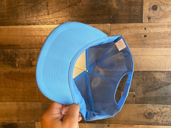 Aqua Clean Snapback Hat Foam Front Patch Cap Edmo… - image 5