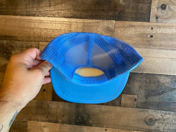 Aqua Clean Snapback Hat Foam Front Patch Cap Edmo… - image 3