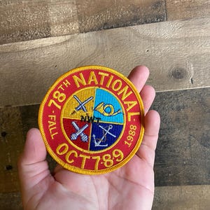 78th National Patch Vintage 1988-1989 North South Skirmish NWT Civil Jacket Coat