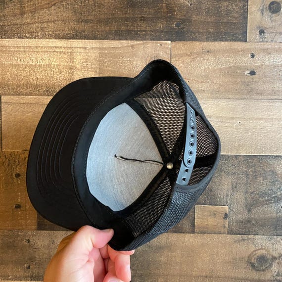 Certainteed Monogram Snapback Hat Trucker Cap Bla… - image 4