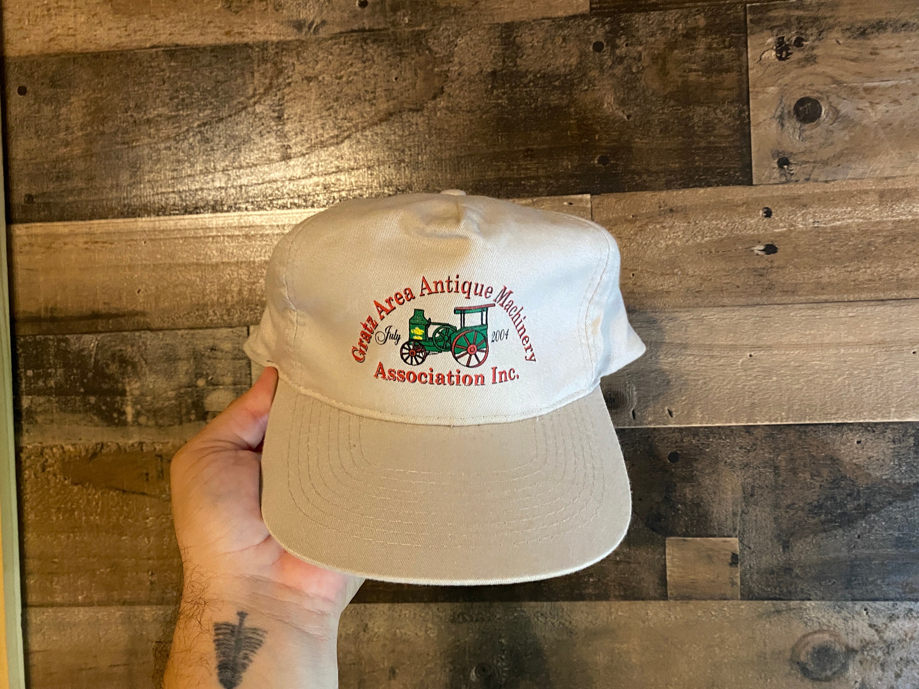 Gratz Area Antique Machinery Strapback Hat 2004 Adult Mens Cap