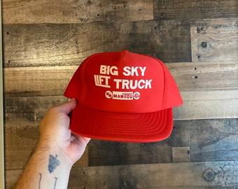 Big Sky Gabel LKW Snapback Hat Vollschaum Kappe Manitou 3D Puff Print Herren Erwachsene Designer Award Marke