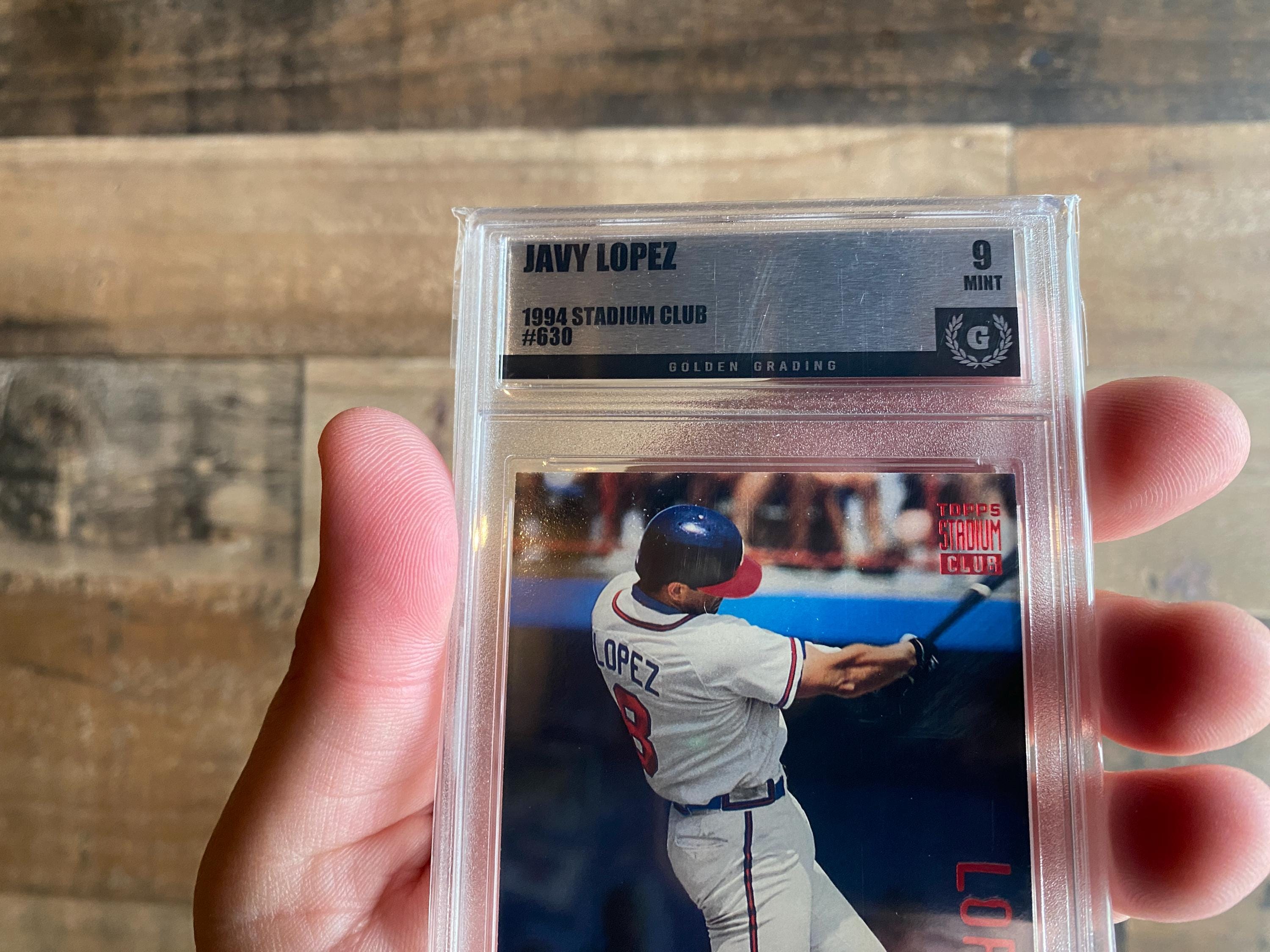 Javy Lopez Rookie Rocker Card Vintage 1994 Graded 9 Mint Topps