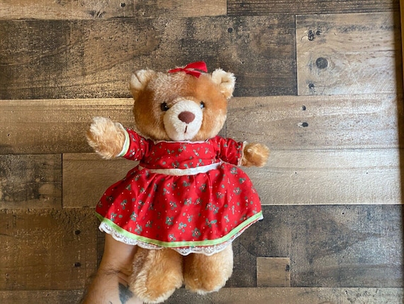 Russ Berrie Holly Bear Plush Stuffed 11