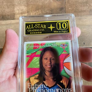 Chamique Holdsclaw Rookie Card Vintage 1999 Graded 10 Mint Fleer Skybox 105 Slab WNBA Future Phenomenons Mystics image 2
