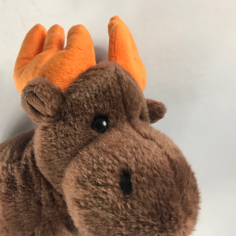 TY Plush Chocolate Moose 1999 Stuffed 12 Beans Brown Etsy