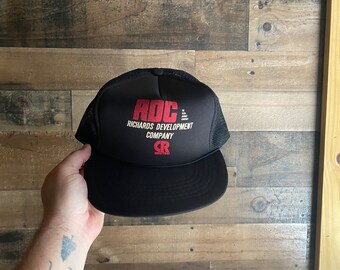 RDC Richards Snapback Hat Rope Cap Foam Front Trucker Development Company Herren Erwachsene 3D Puff Print Federal Brand