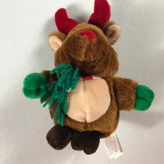 musical rudolph stuffed animal