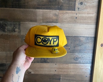 COYP Snapback-Hut Vollschaum-Patch-Kappe 3D Helmaugen Füße Kanadisches Ölfeld Gelbe Seiten Erwachsene Herren Watson Brand Canada