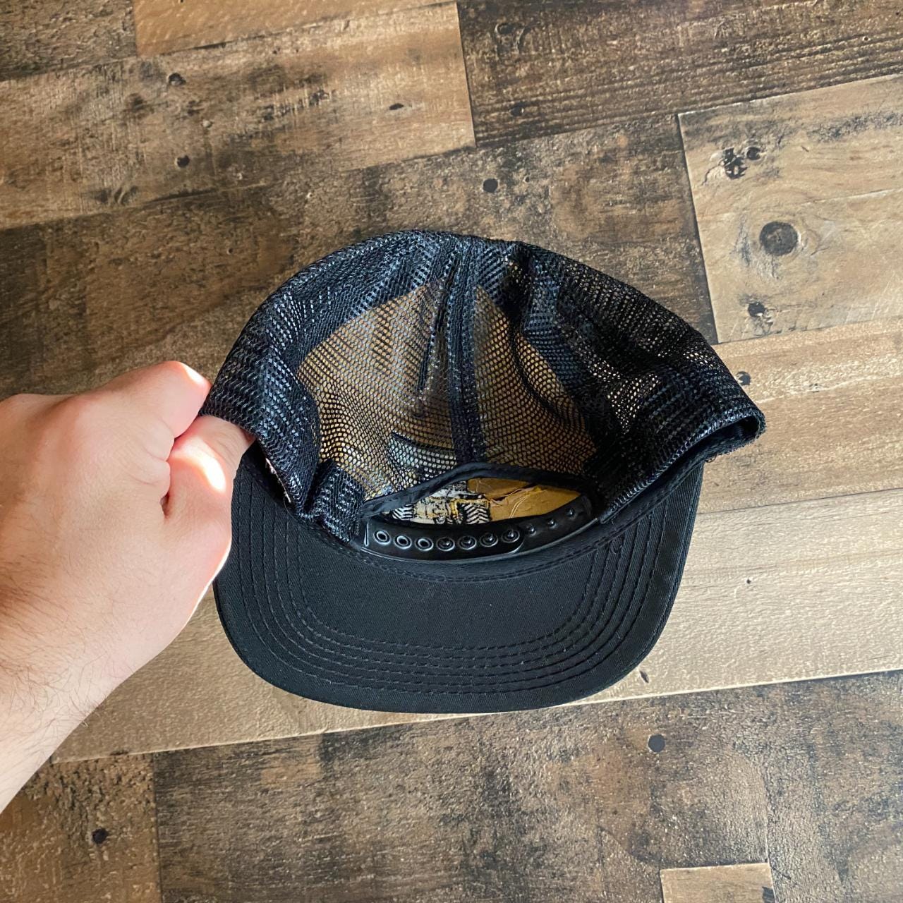 Casquette Trucker Mesh Vintage Cyanamid Agricenter - Années 1980 - Neuf Sans étiquette - Patch Agriculture