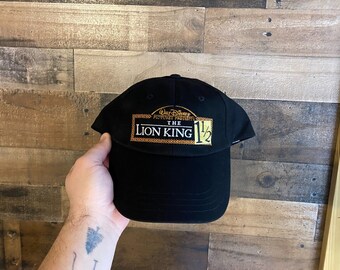 The Lion King 1 1/2 Strapback Hat 2004 Movie Cap Disney Film Sewn Design Dad Y2K