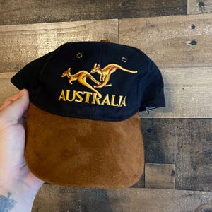 90s Suede Bill Hat - Etsy display picture 2