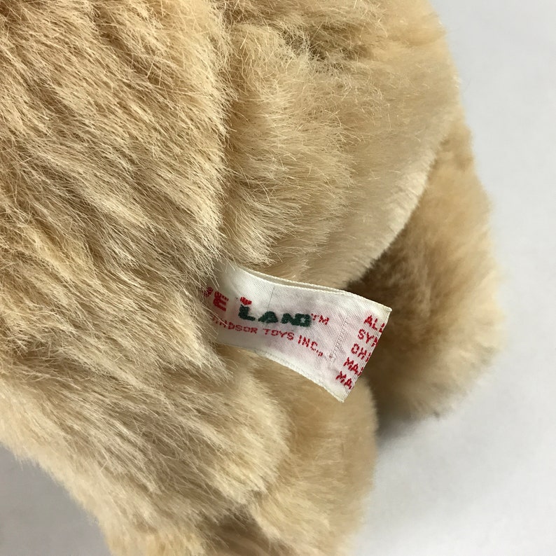 Love Land Plush Dog 1985 Stuffed 13 Puppy Cute Cuddly Kids 80s Toy Animal