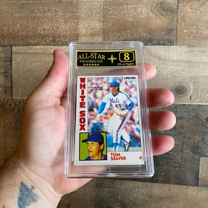 Tom Seaver Karte Jahrgang 1984 Graded 8 Ex Chicago White Sox O-Pee-Chee 261 Slab MLB Baseball