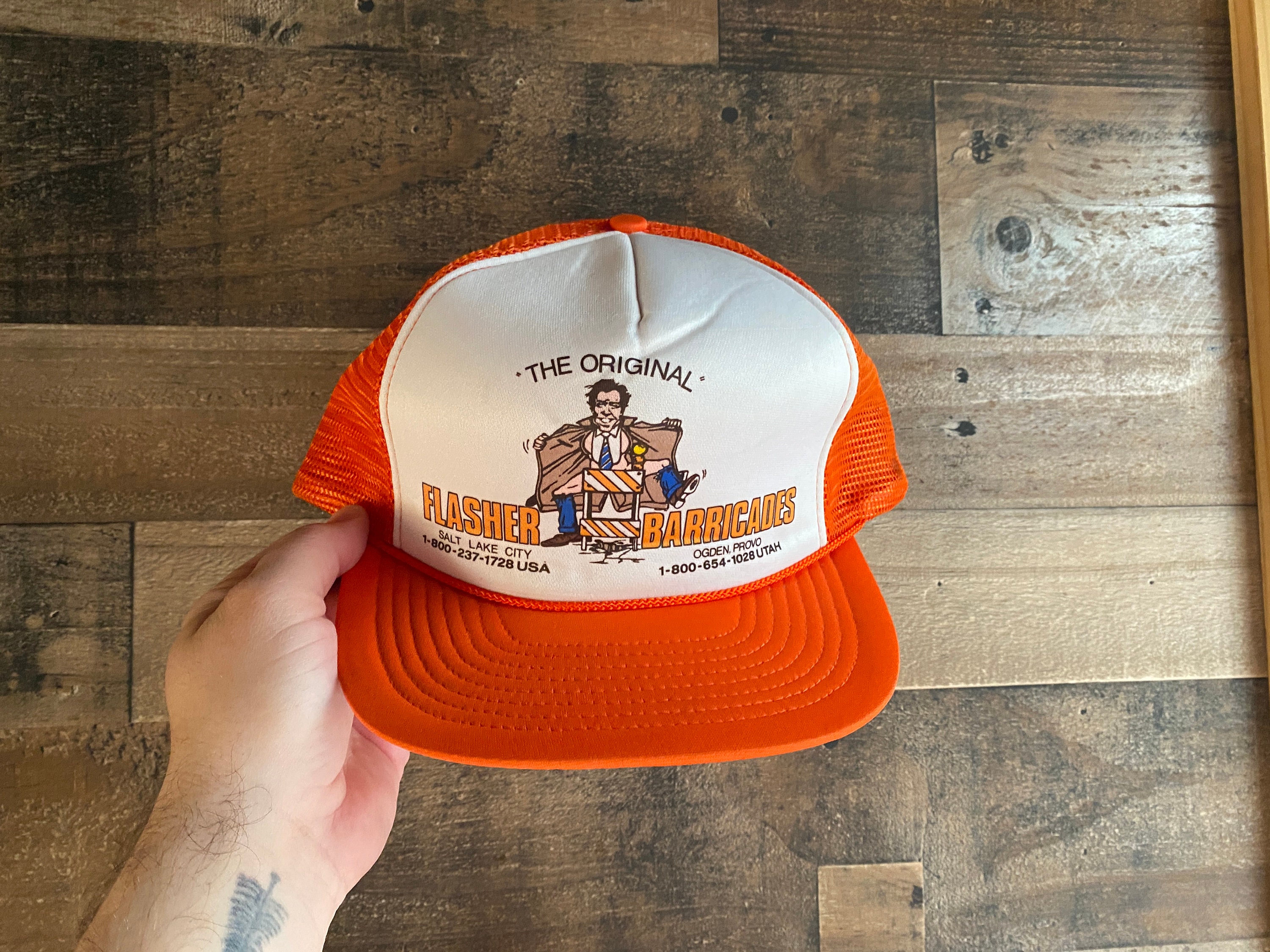 Casquette Vintage Fusilade Snapback Camionneur Homme - Verte, Mesh, Années 80