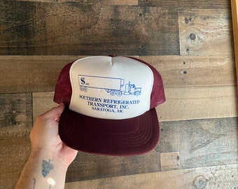 Southern Refrigerated Transport Snapback Hat Foam Front Cap Saratoga Arkansas Adult Mens ASI Brand Trucker