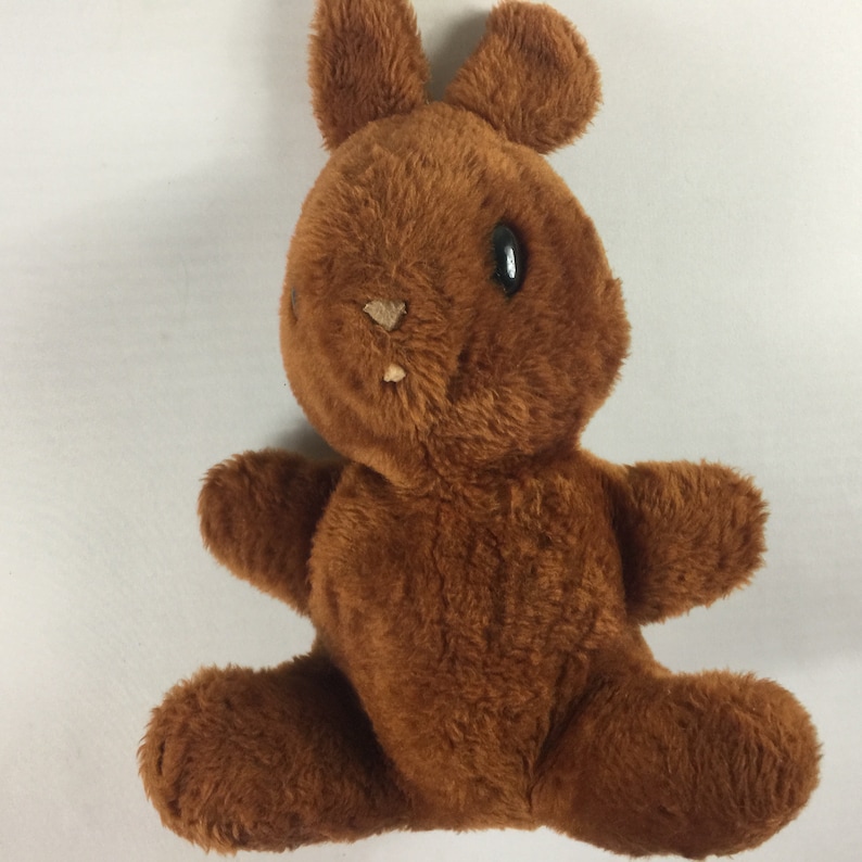 Animal Fair Plush Bunny Stuffed 15 Toy Bell Ears Collectible Old Antique