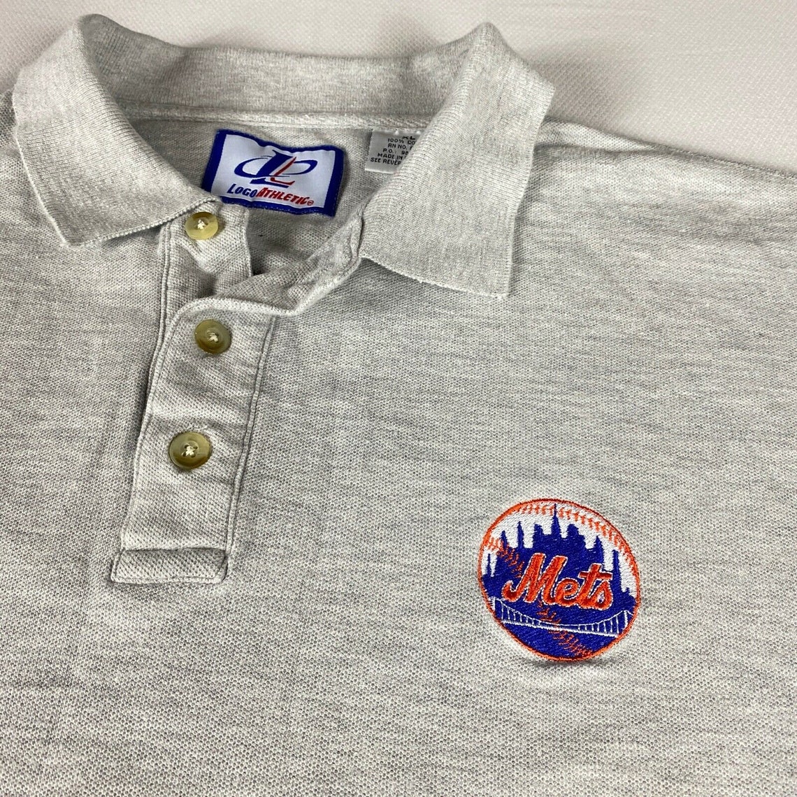 New York Mets Polo Shirt Mens XL Cotton MLB Baseball Sports | Etsy